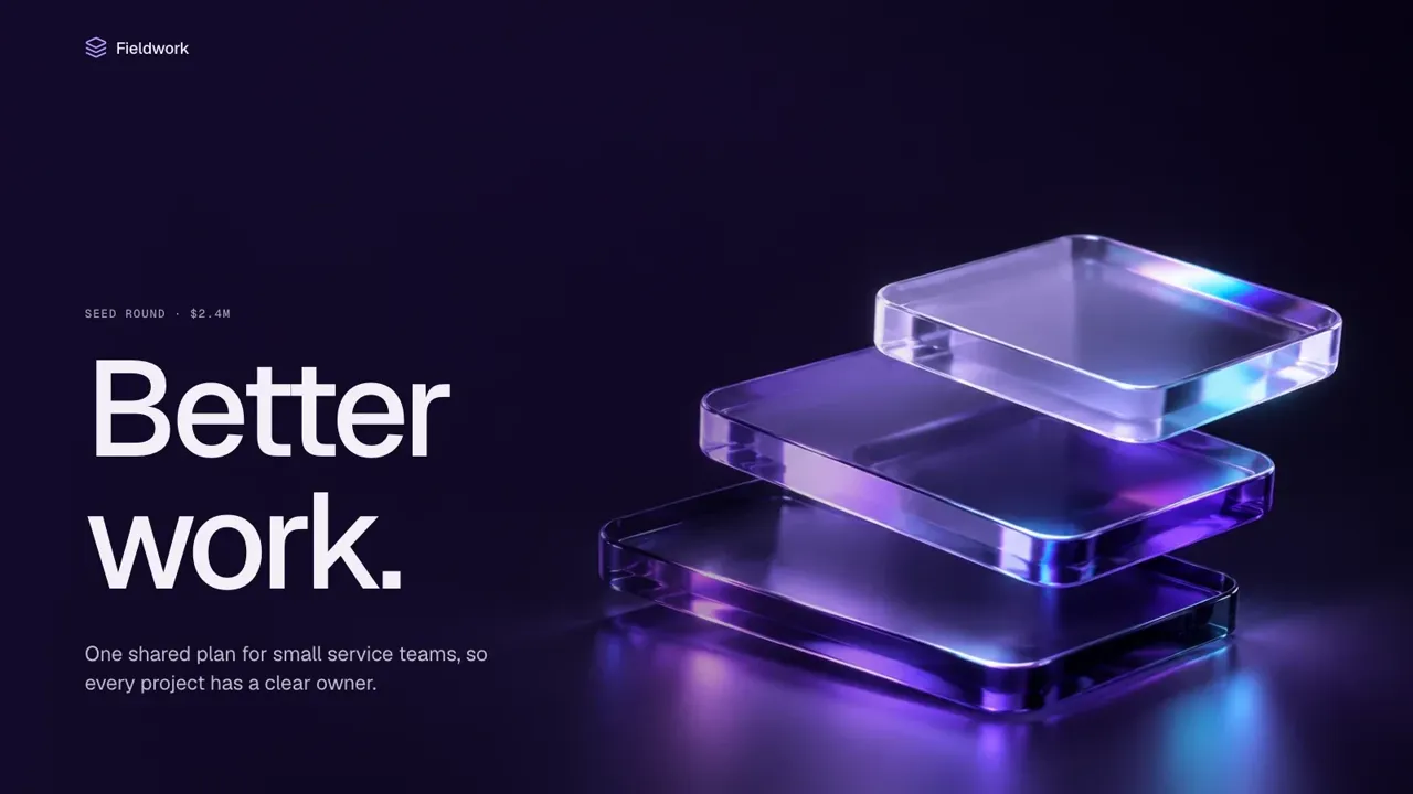 Lilac Glass Pitch Deck preview